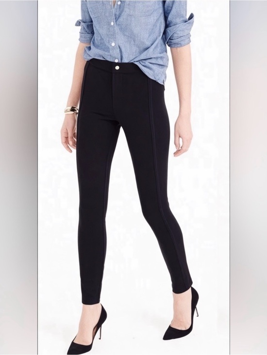 J. Crew Pants - J. Crew Black Skinny Ponte Ankle Pants